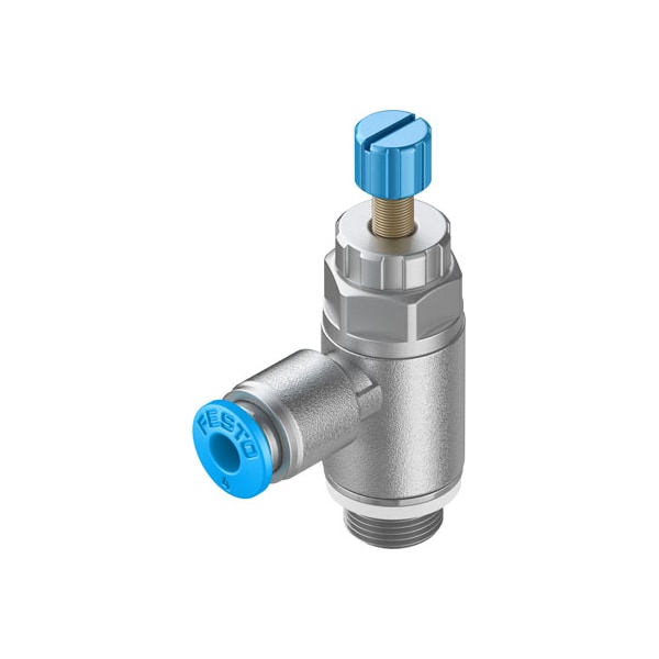 Festo One-Way Flow Control Valve GRLA-1/8-QS-4-RS-D GRLA-1/8-QS-4-RS-D - main